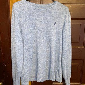 Light Blue Polo Long Sleeve T-Shirt
